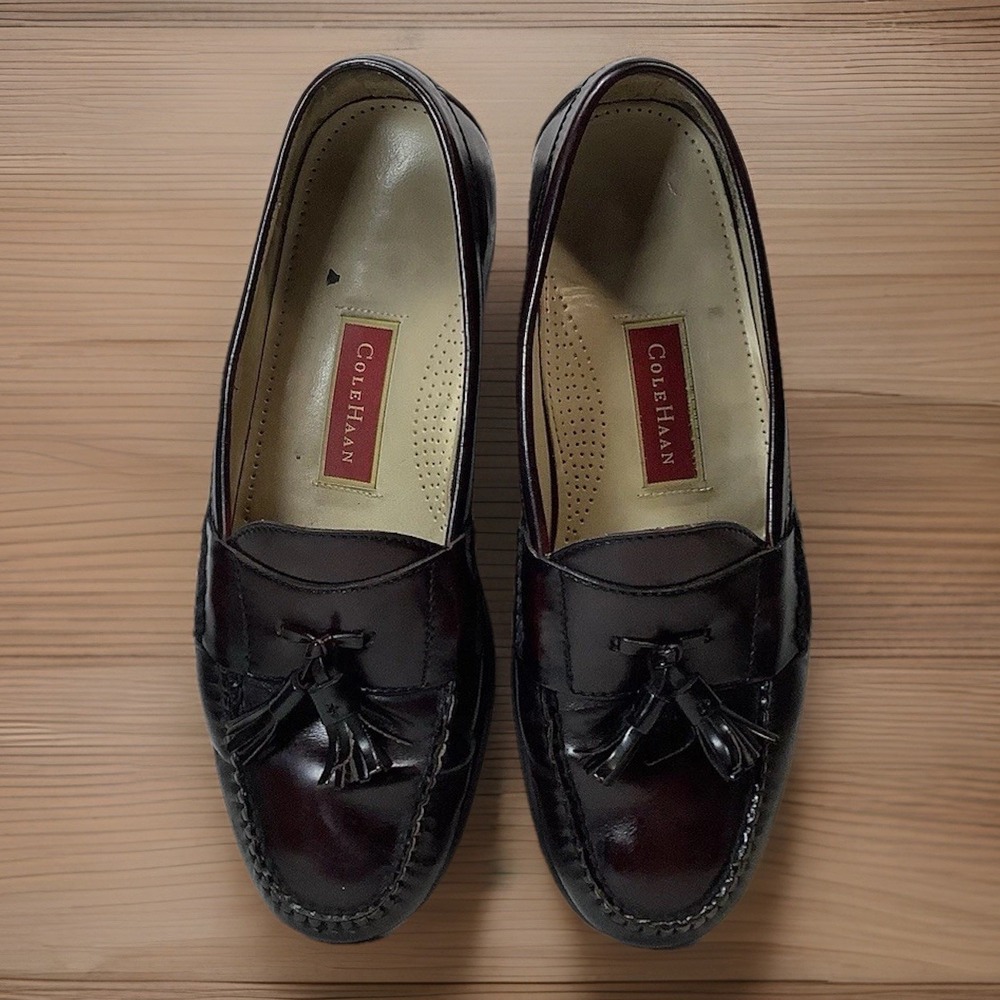 Cole Haan Kiltie Tassel Loafers Mens  Shoes‎ 10 1/2 D Dress - Picture 4 of 6